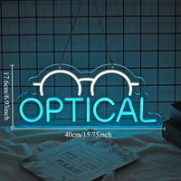 Optical Glasses LED Neon Sign
