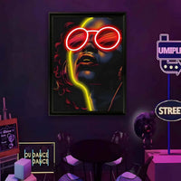 Graffiti Style Wall Painting USB Powered LED Neon Light Music Studio Bar Party Gaming Room Bedroom Decoration Birthday Gift