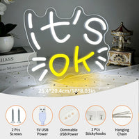 It's OK LED Neon Sign