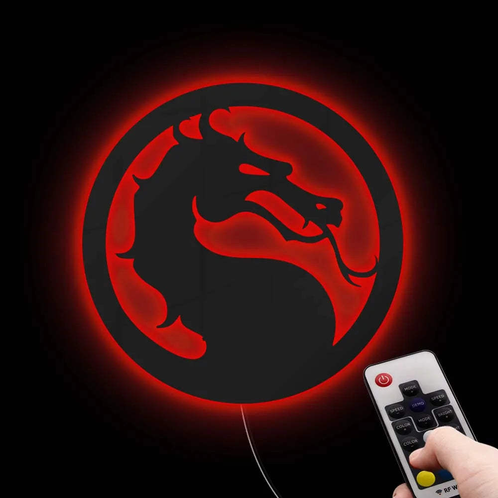 Evil Dragon LED Infinity Mirror