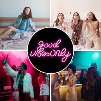 Good Vibes Only LED Neon Sign