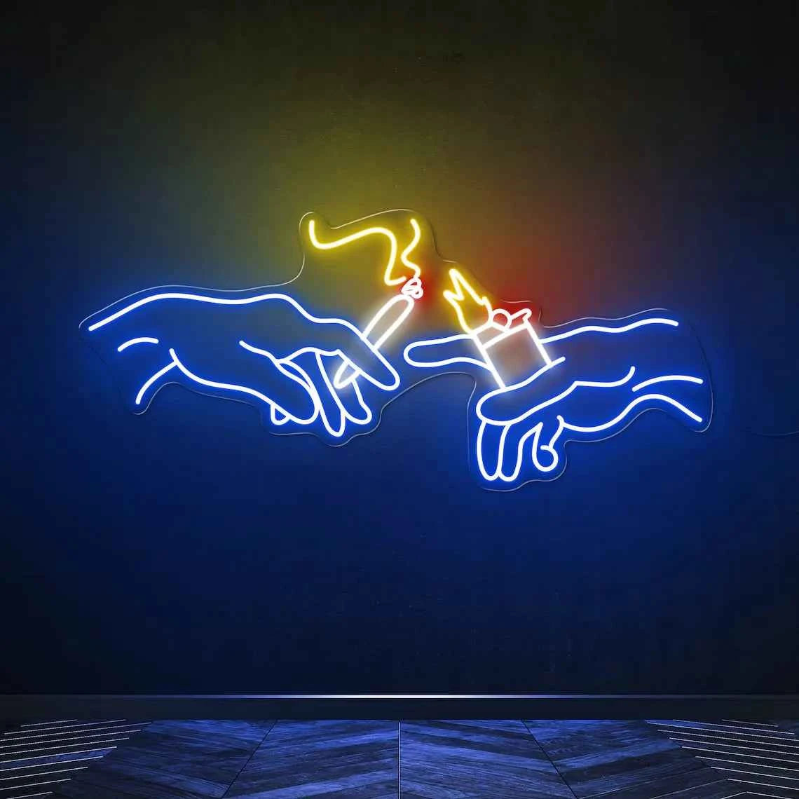 Hands Of God LED Neon Sign