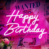 Happy Birthday LED Neon Sign - Ztylist