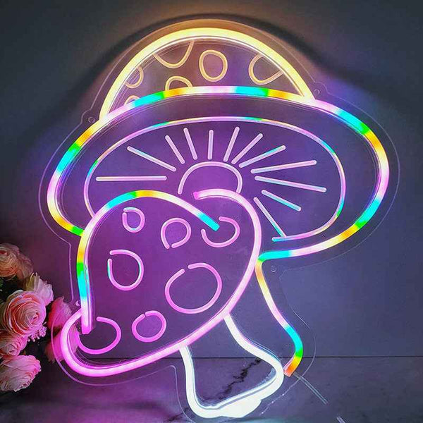 Mushroom LED Neon Sign - Ztylist