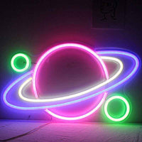 Saturn Planet LED Neon Sign - Ztylist
