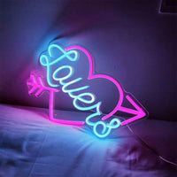 Lovers By Heart LED Neon Sign - Ztylist