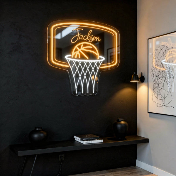 Custom Basketball Name LED Neon Sign