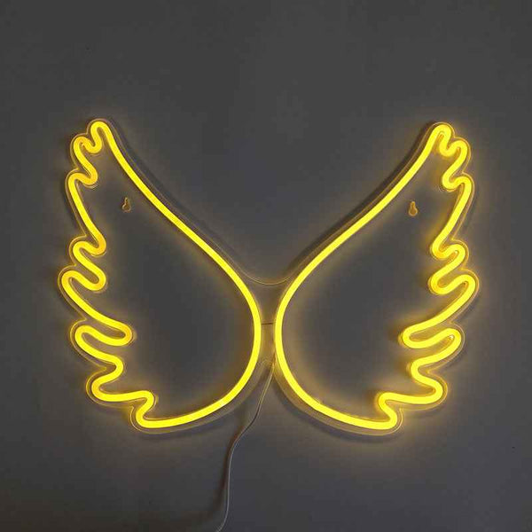 Angel Wings LED Neon Sign - Ztylist