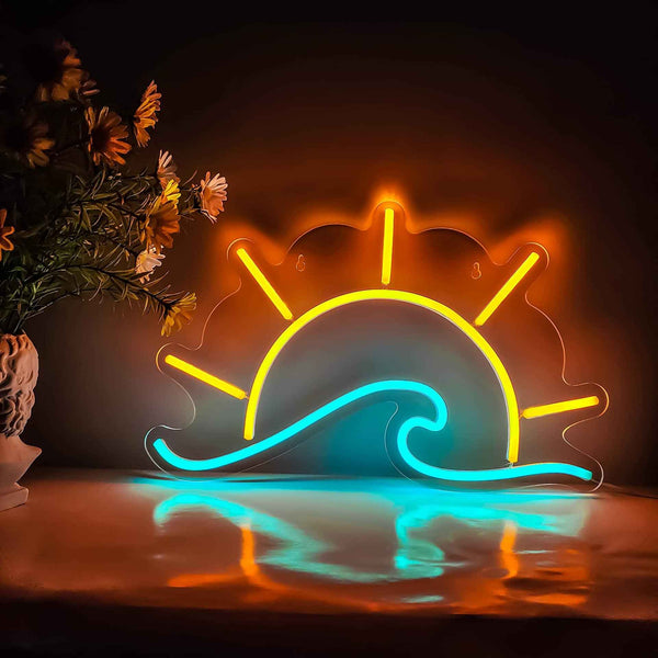 Surfer Sunrise LED Neon Sign - Ztylist