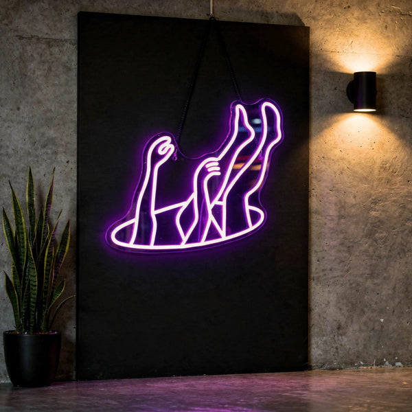 Falling Man LED Neon Sign
