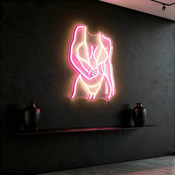 Female Silhouette LED Neon Sign