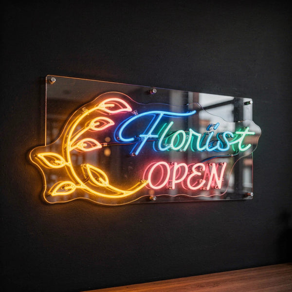 Florist Open LED Neon Sign