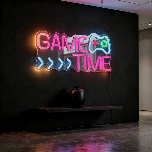 Game Time LED Neon Sign