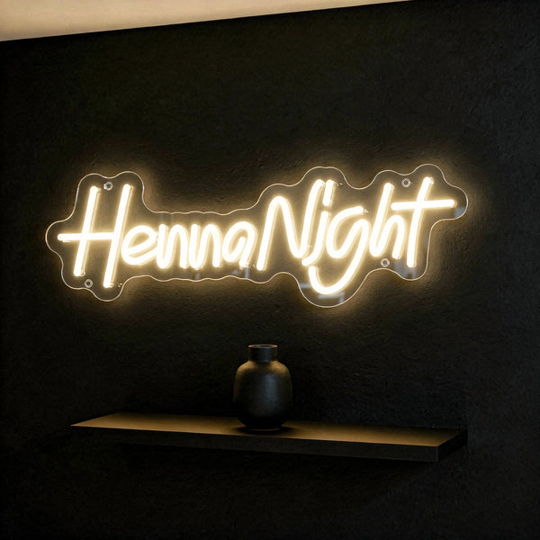 Henna Night Wedding LED Neon Sign