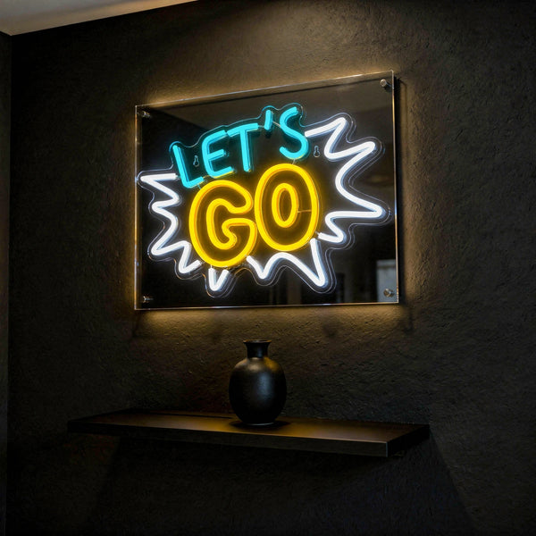 Let's Go LED Neon Sign