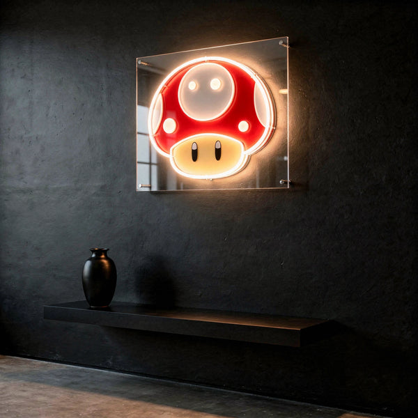 Mushroom LED Lightbox Sign