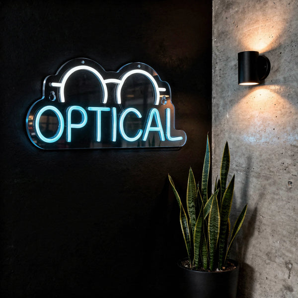 Optical Glasses LED Neon Sign