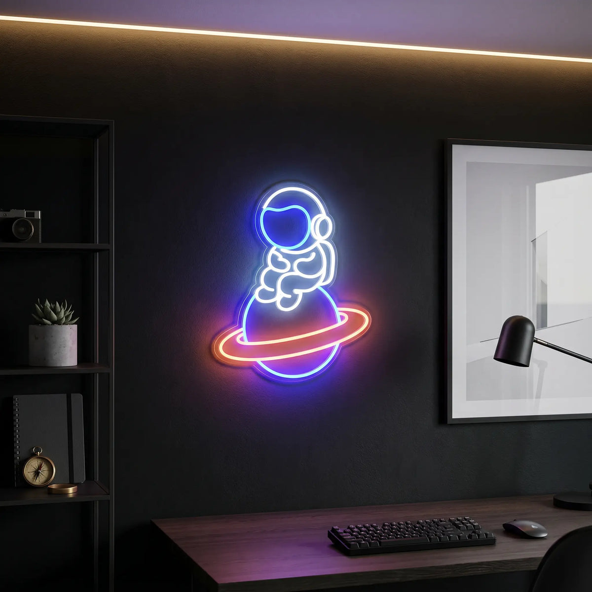 Astronaut Planet Neon Sign - Ztylist
