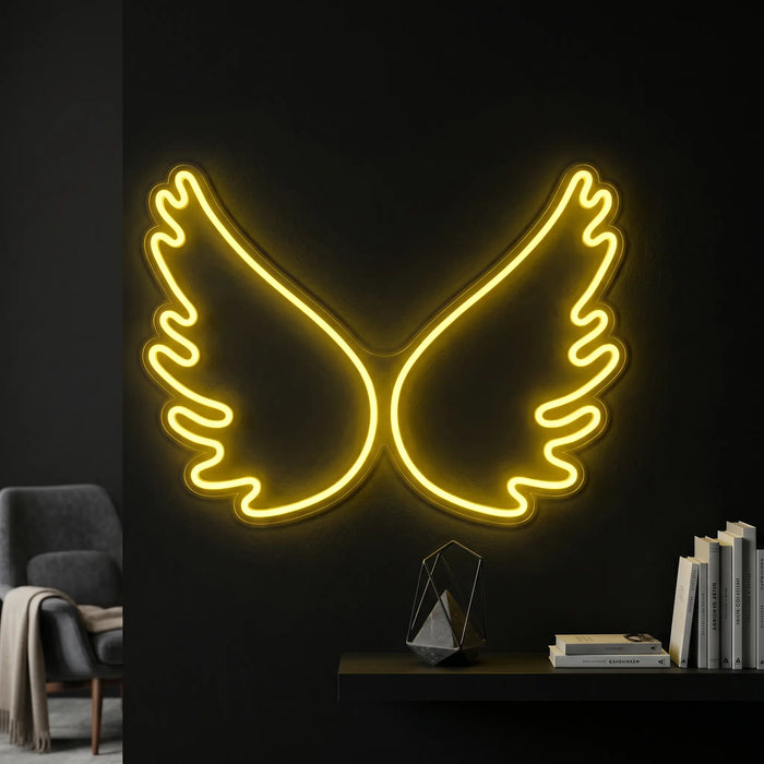 Angel Wings LED Neon Sign - Ztylist