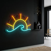 Surfer Sunrise LED Neon Sign
