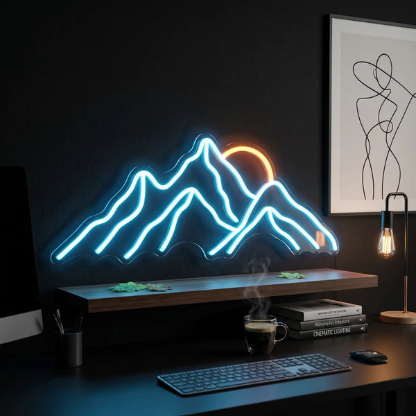Mountain Sunrise LED Neon Sign - Ztylist