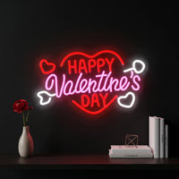 Happy Valentine’s Day LED Neon Sign - Ztylist