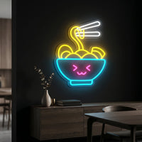 UwU Noodle Bowl LED Neon Sign - Ztylist