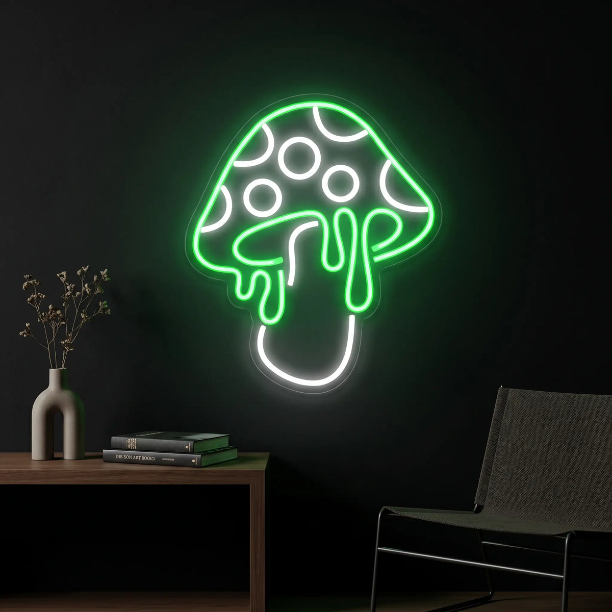 Green Mushroom LED Neon Sign - Ztylist