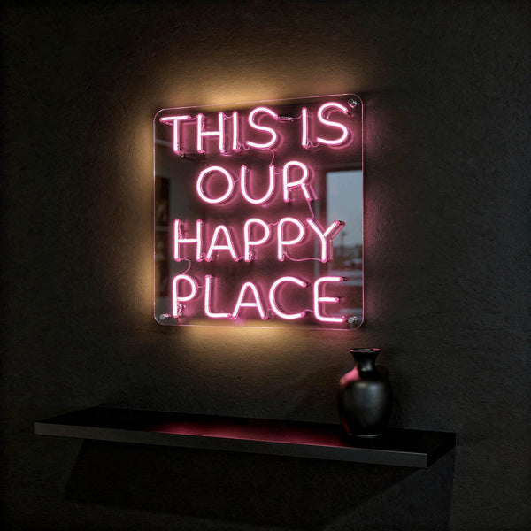 This Is Our Happy Place LED Neon Sign