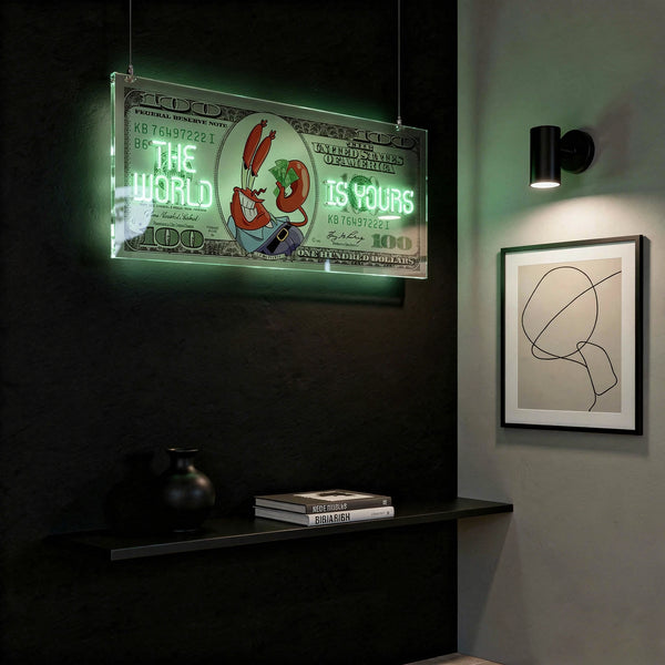 The World Is Yours LED Neon Sign